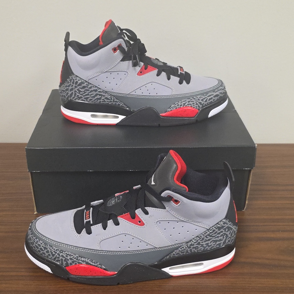 Air Jordan Son of Mars Low Cement Grey Gym Red Men's Size 10.5 580603-004 NEW